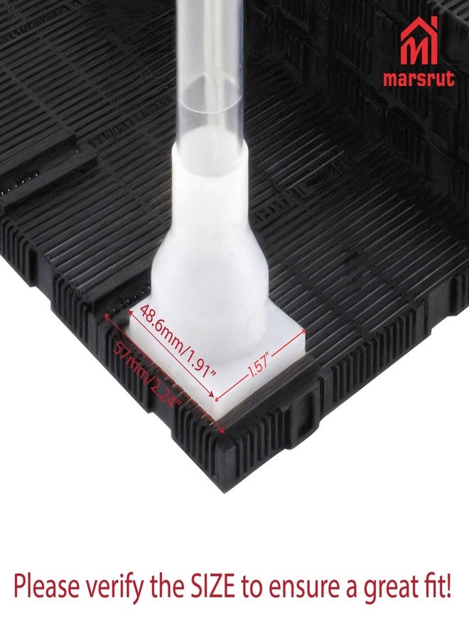Marsrut 5pcs Under Gravel Filter Aquarium Uplift Tube, Undergravel Bottom Filters for Fish Tanks Water Cleaner Small Board Air Clean System Freshwater Saltwater, Clear Tubing Accessory Kit - Image 4